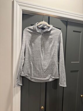 Spyder Light Gray Heather Zip-Up Active Jacket